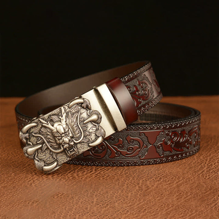 Ceinture en cuir Mighty Dragon Claw pour homme