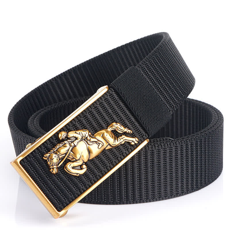 Ceinture d'équitation en nylon pour homme