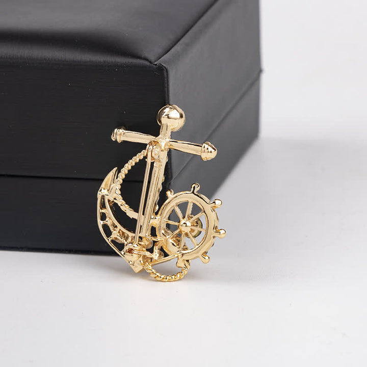 Broche ancre de marine pour homme - image 4