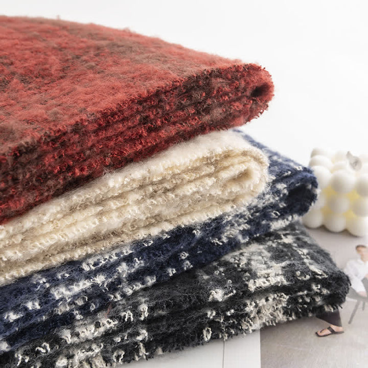 Écharpe élégante à carreaux pour femme