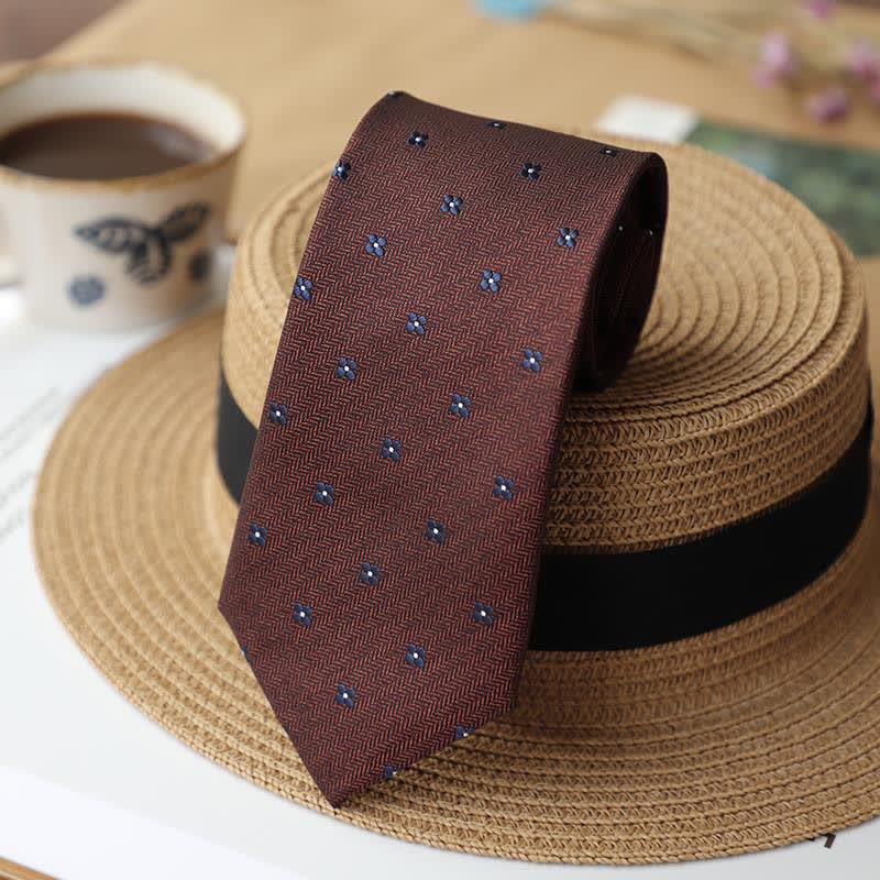 Lot de 2 pochettes de costume à motif mini vintage pour homme