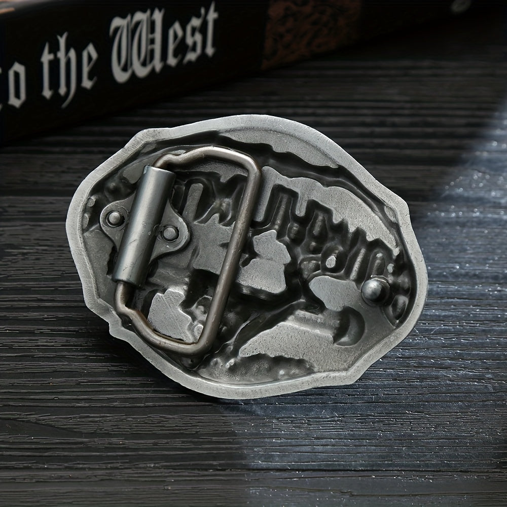 Ceinture en cuir avec boucle en émail pour homme pour la chasse à l'arc