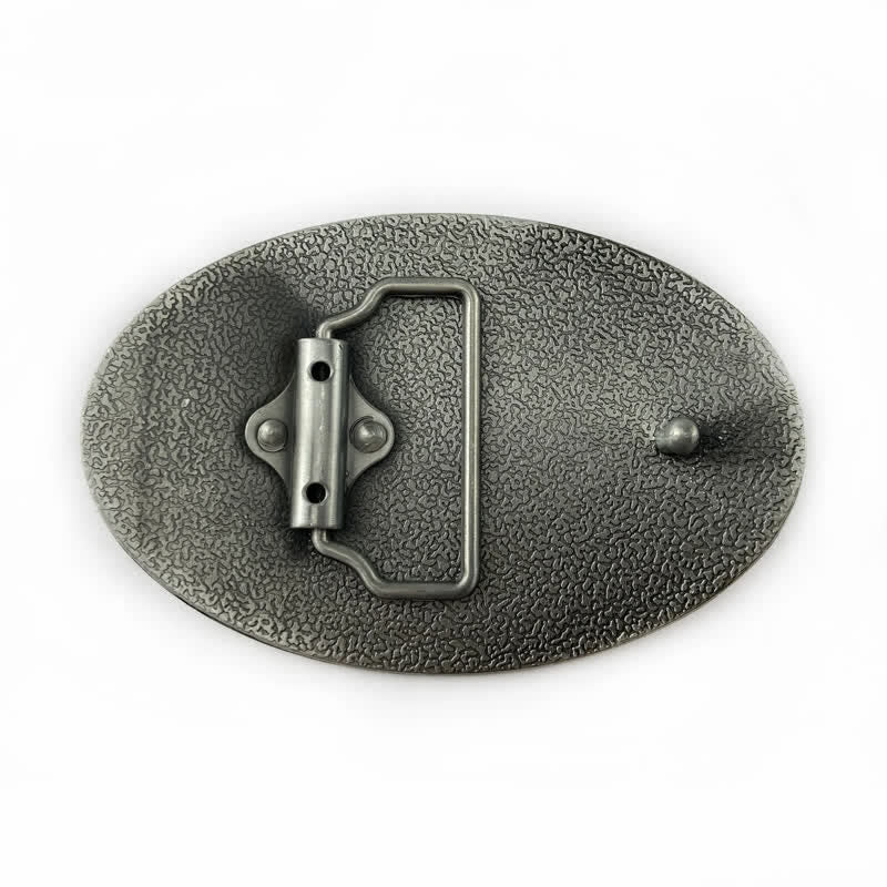 Ceinture en cuir avec boucle en forme d'étoile pour pistolet en émail DIY pour homme