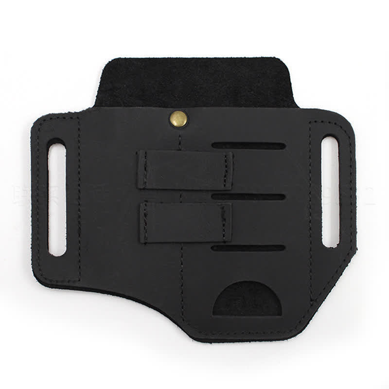 Sac ceinture en cuir pratique 3 en 1 pour outils