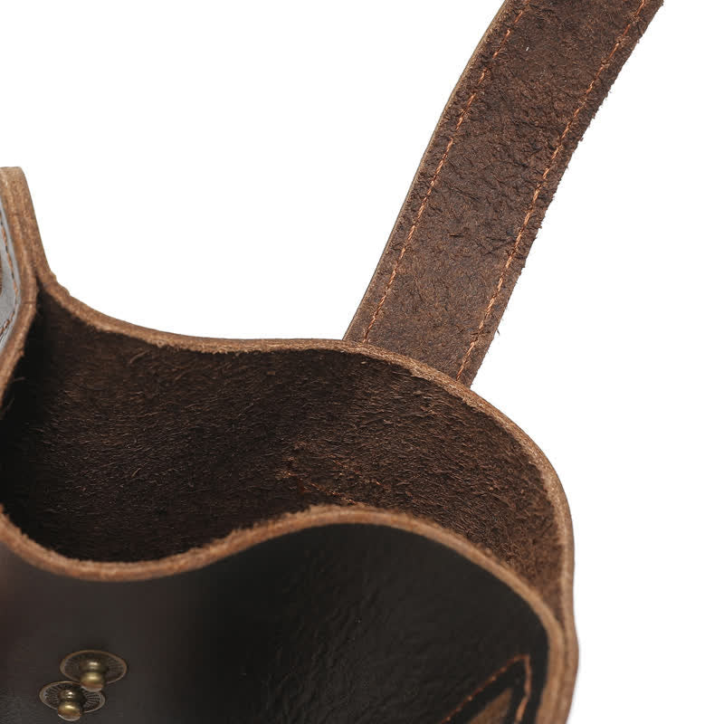 Sac ceinture en cuir rétro pratique pour téléphone portable