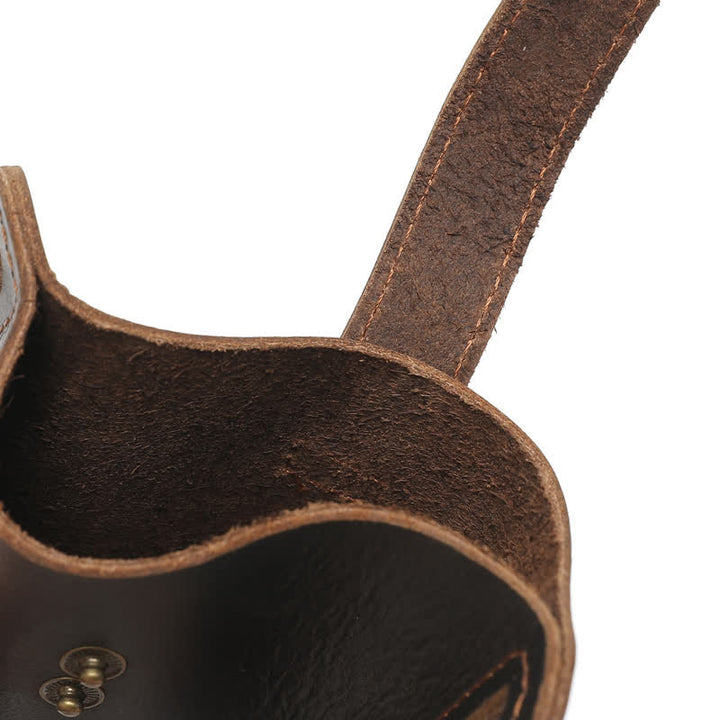 Sac ceinture en cuir rétro pratique pour téléphone portable