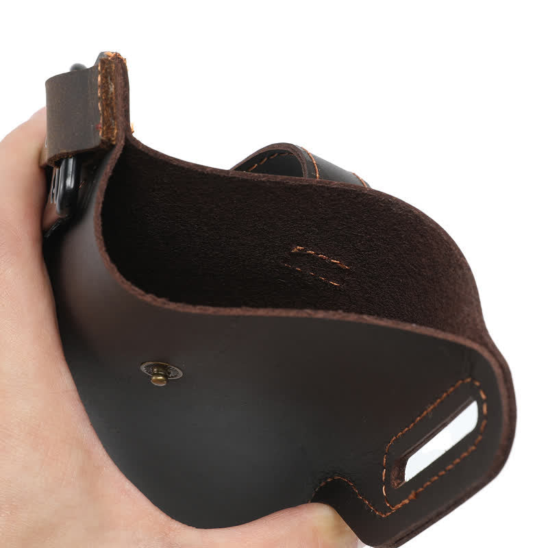Sac ceinture en cuir rétro pratique pour téléphone portable