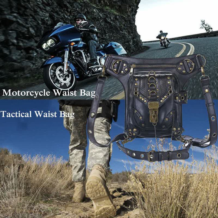 Sac banane Steampunk Holster de cuisse Sac à bandoulière Sac de jambe
