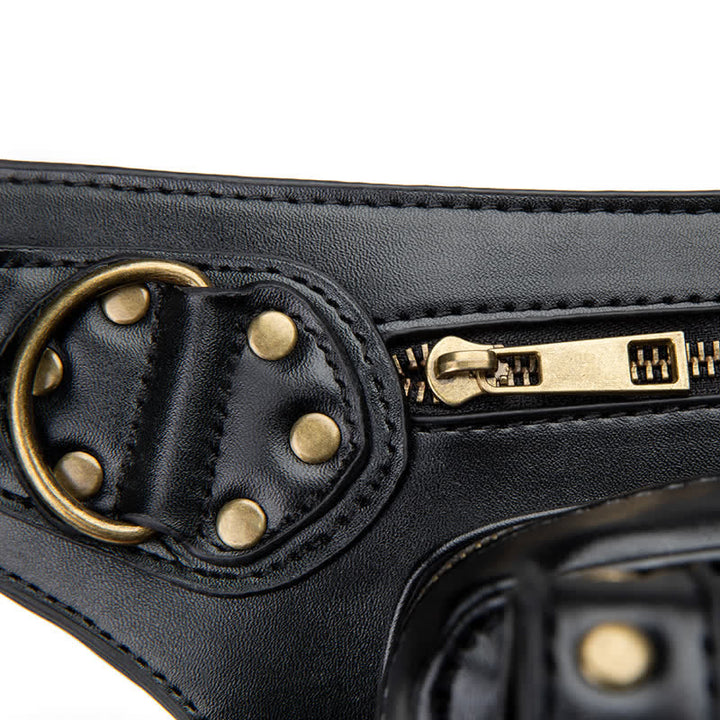 Sac banane Steampunk Holster de cuisse Sac à bandoulière Sac de jambe