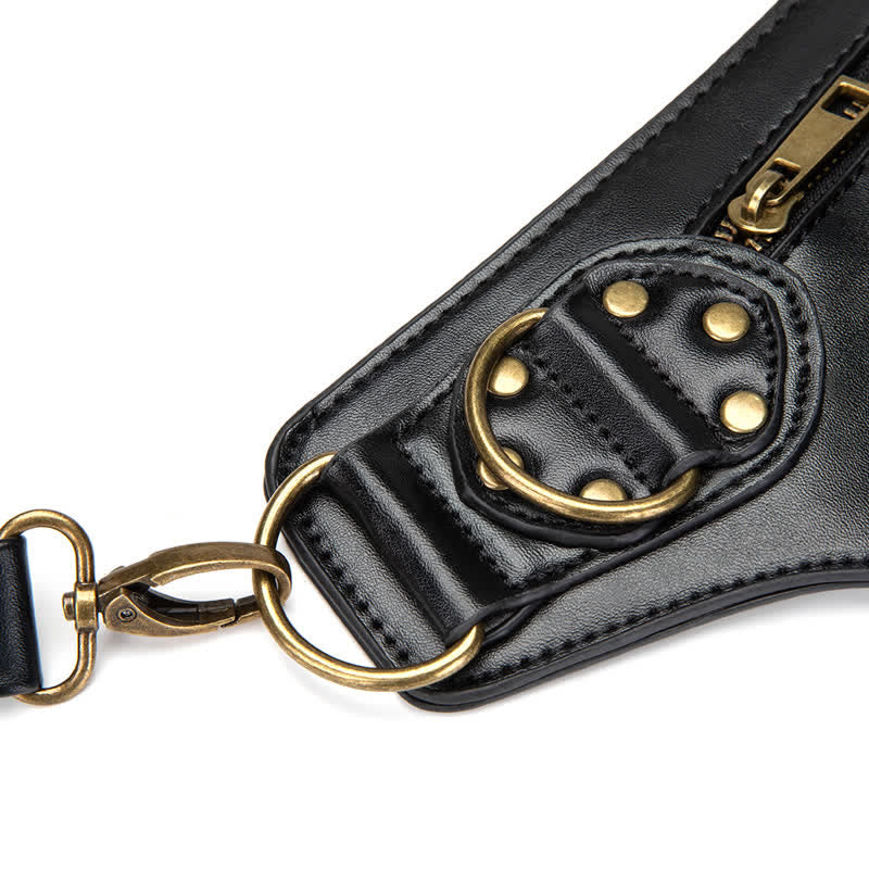 Sac banane Steampunk Holster de cuisse Sac à bandoulière Sac de jambe