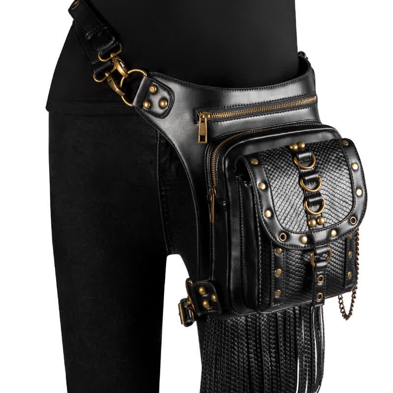 Sac banane Steampunk Holster de cuisse Sac à bandoulière Sac de jambe