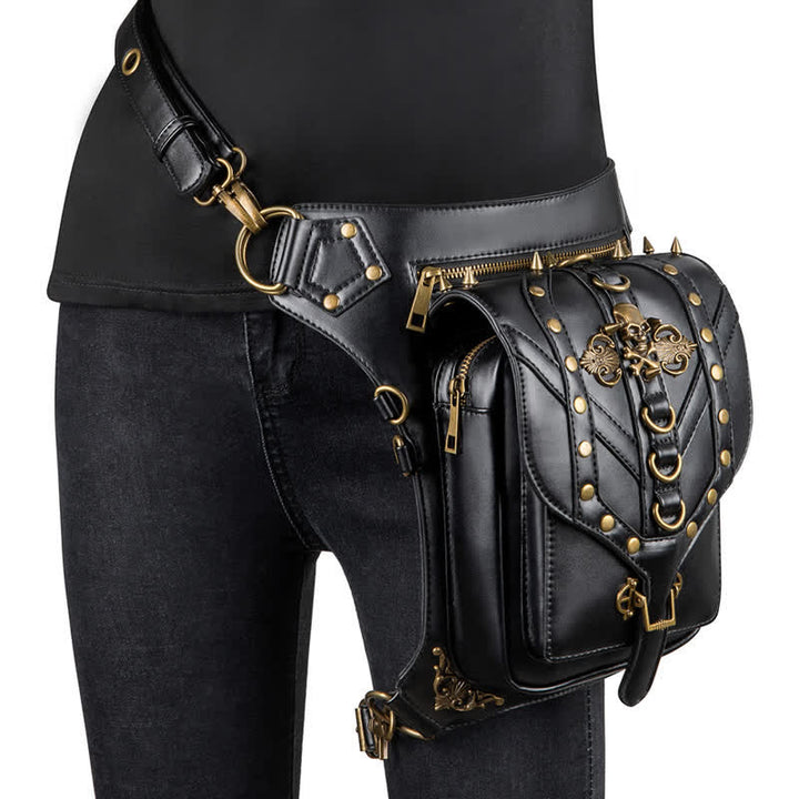 Sac banane Steampunk Holster de cuisse Sac à bandoulière Sac de jambe