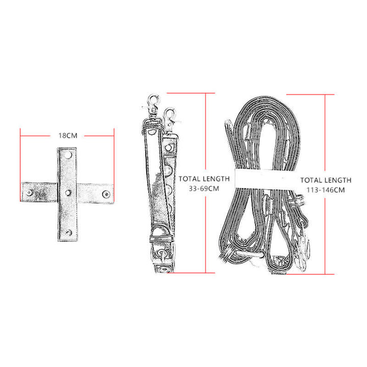 Sac à bandoulière convertible avec motif tête de mort