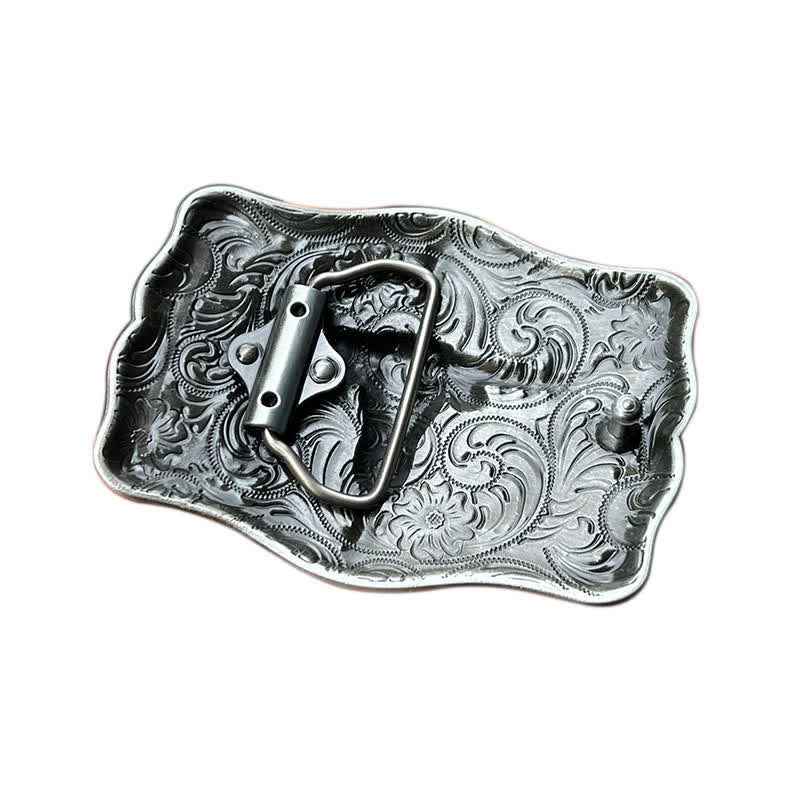Ceinture en cuir à boucle tête de taureau western DIY pour homme