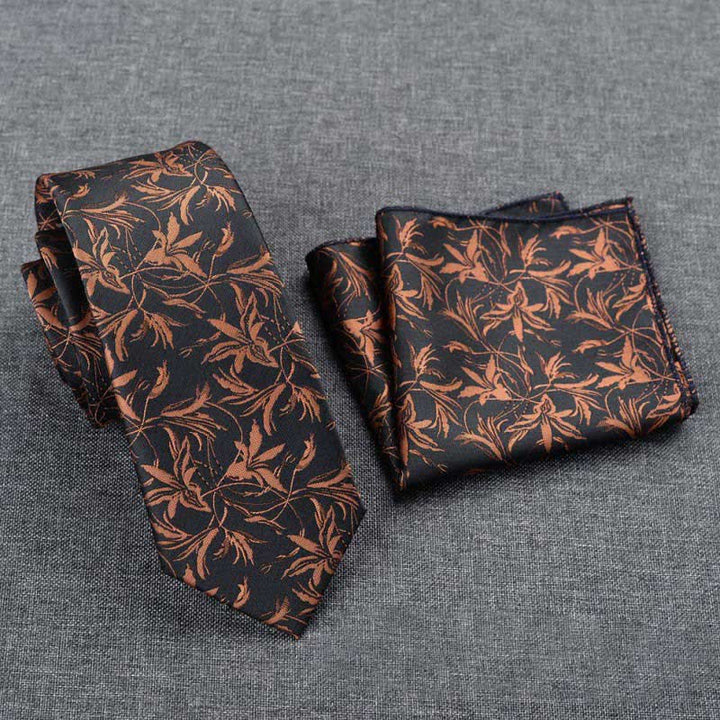 Lot de 5 nœuds papillon pour homme avec motif orchidées et motif gentleman, coffret cadeau