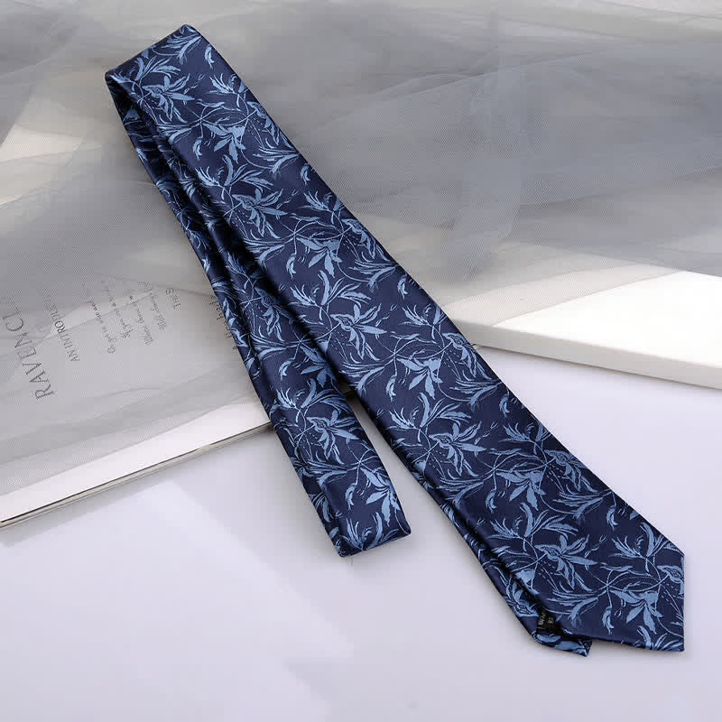 Lot de 5 nœuds papillon pour homme avec motif orchidées et motif gentleman, coffret cadeau