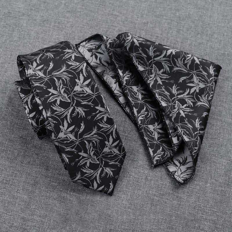 Lot de 5 nœuds papillon pour homme avec motif orchidées et motif gentleman, coffret cadeau