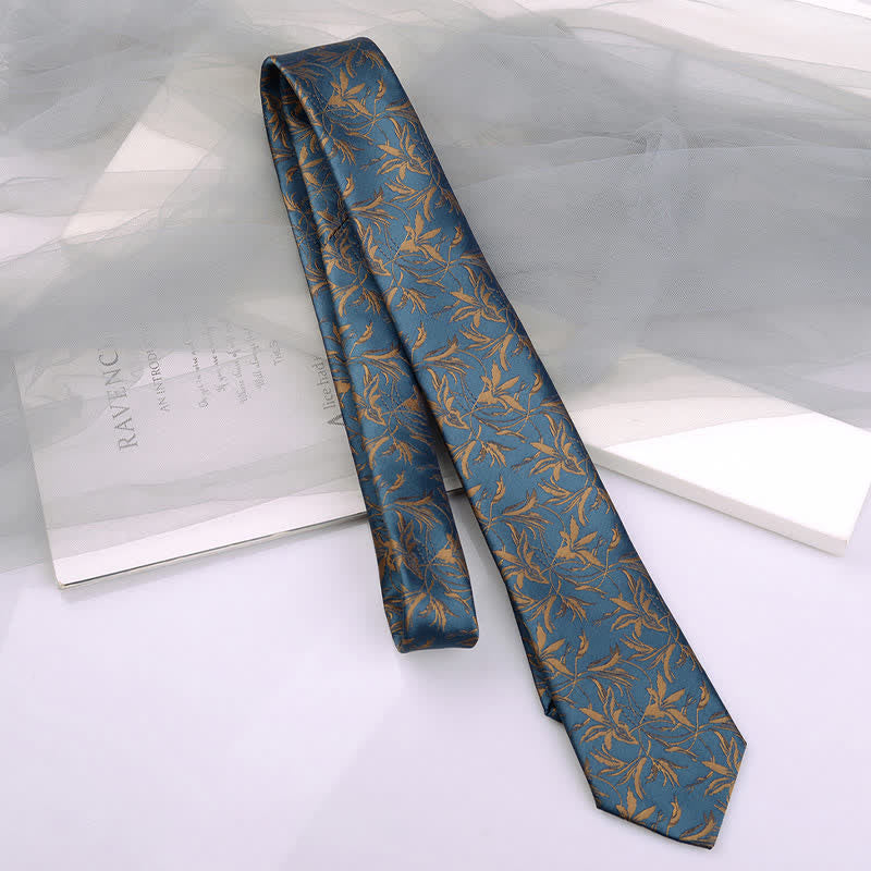 Lot de 5 nœuds papillon pour homme avec motif orchidées et motif gentleman, coffret cadeau