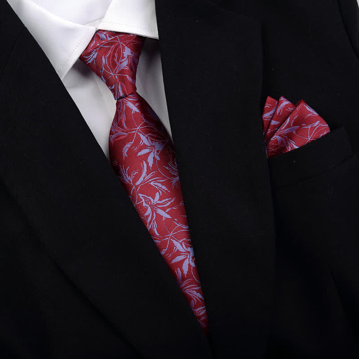 Lot de 5 nœuds papillon pour homme avec motif orchidées et motif gentleman, coffret cadeau