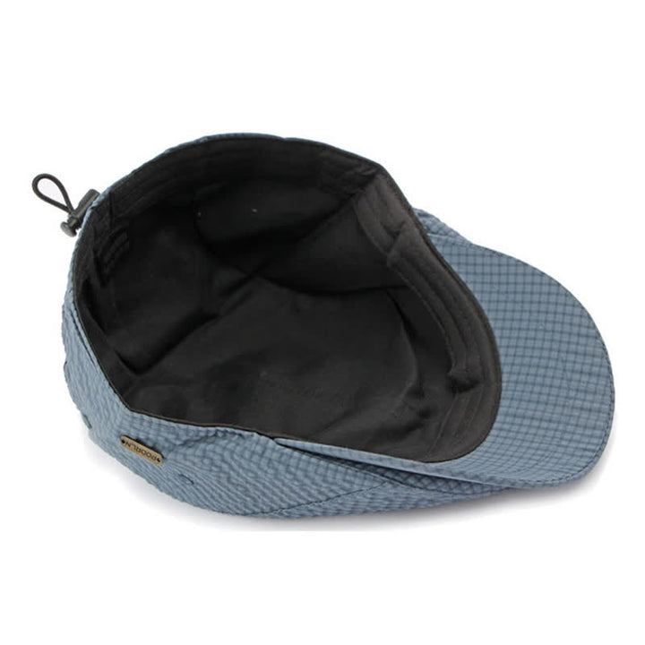 Béret d'été à carreaux cool et charme rétro