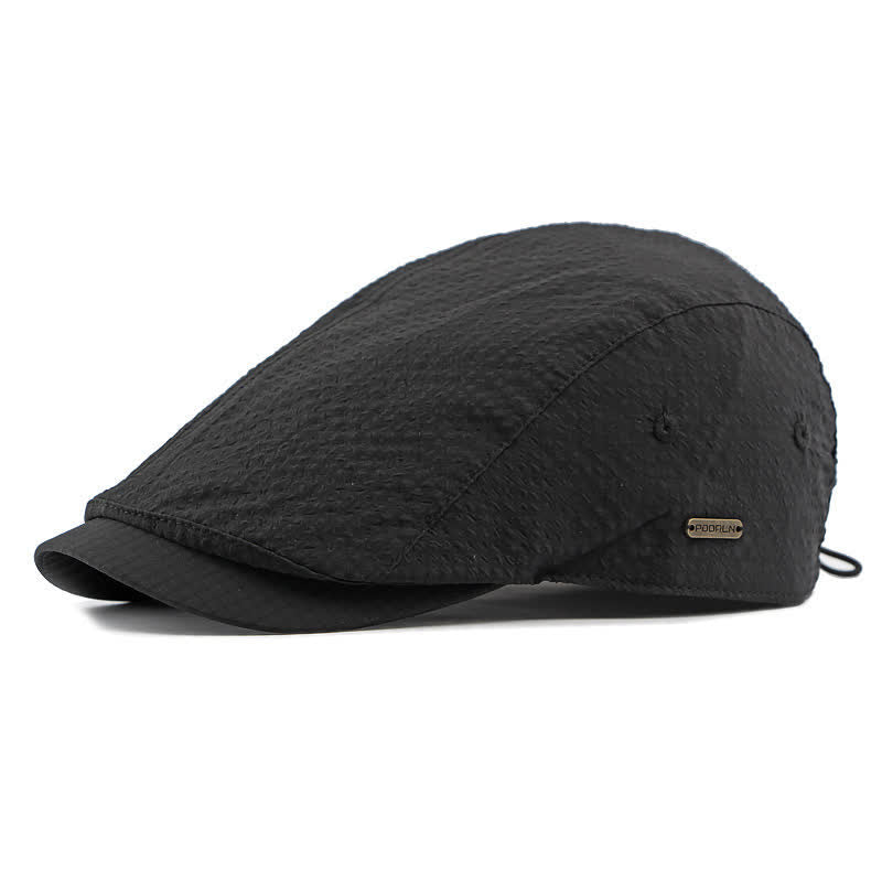 Béret d'été à carreaux cool et charme rétro