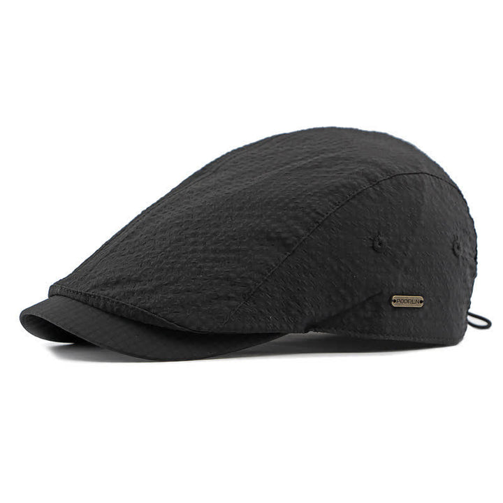 Béret d'été à carreaux cool et charme rétro