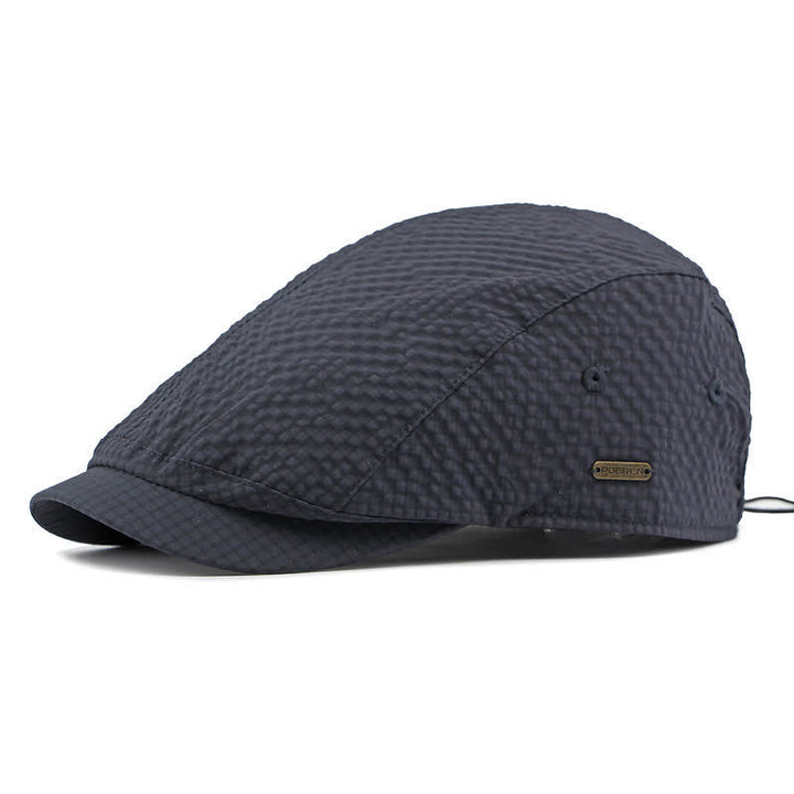 Béret d'été à carreaux cool et charme rétro