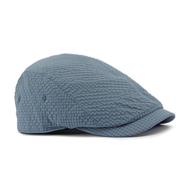 Béret d'été à carreaux cool et charme rétro