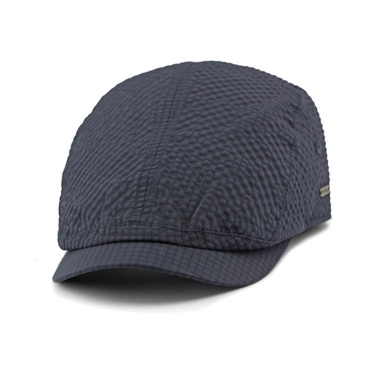 Béret d'été à carreaux cool et charme rétro