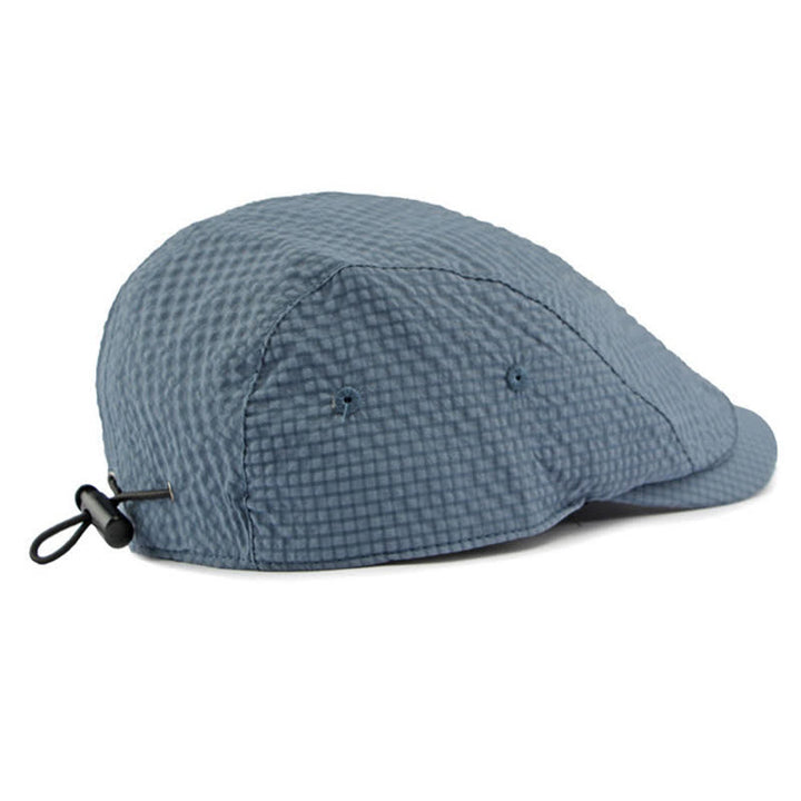 Béret d'été à carreaux cool et charme rétro