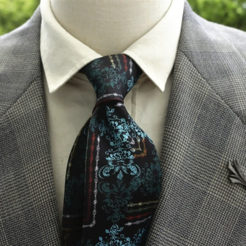 Cravate Boho à motif floral fantastique pour homme