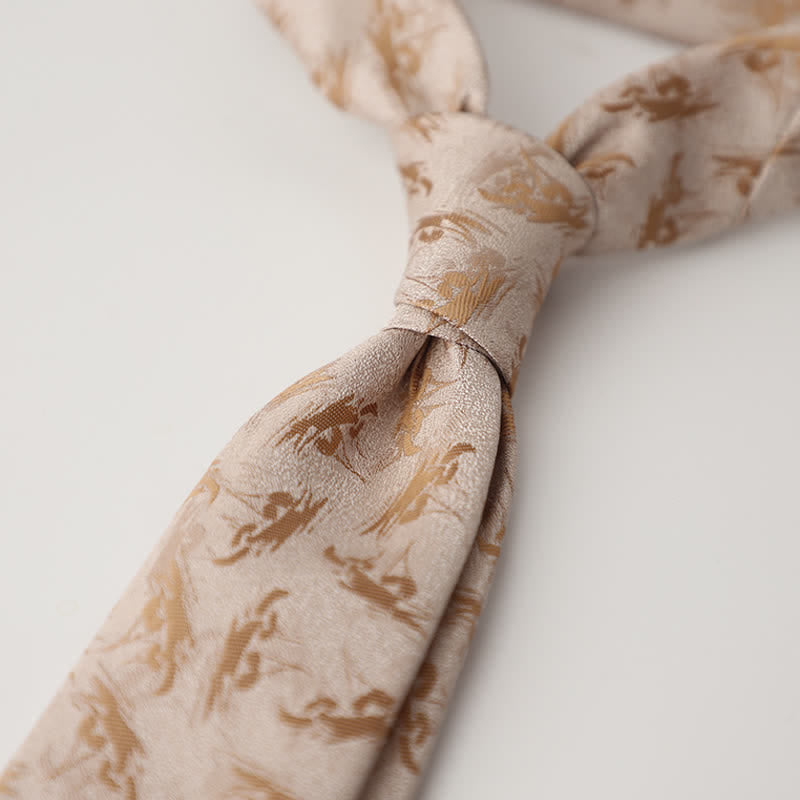 Cravate quotidienne de luxe en jacquard pour homme