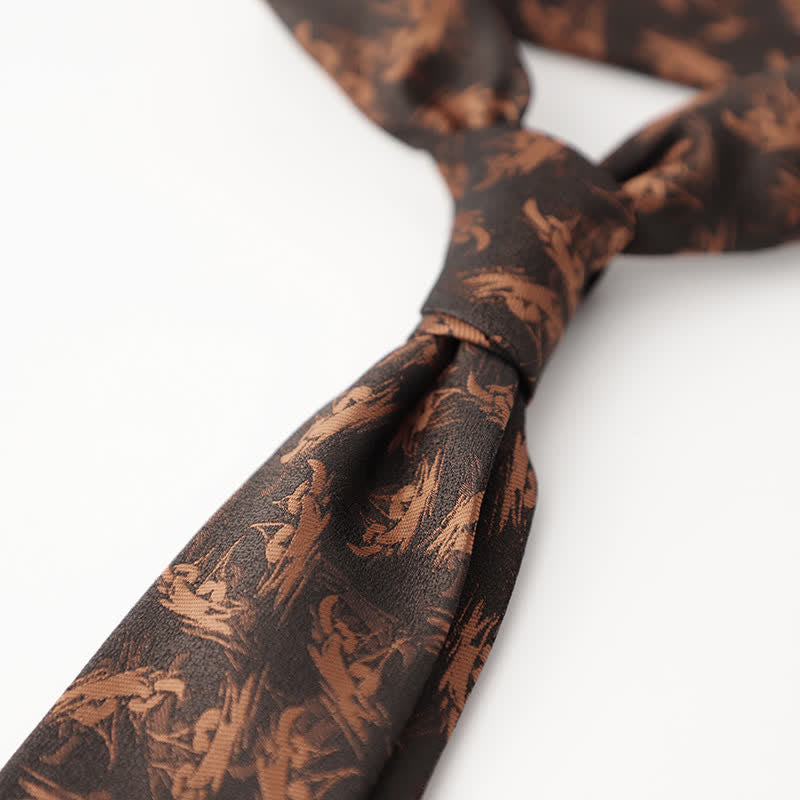 Cravate quotidienne de luxe en jacquard pour homme