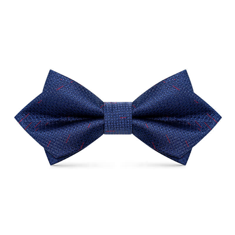 Nœud papillon élégant à carreaux dégradés de couleurs pour hommes