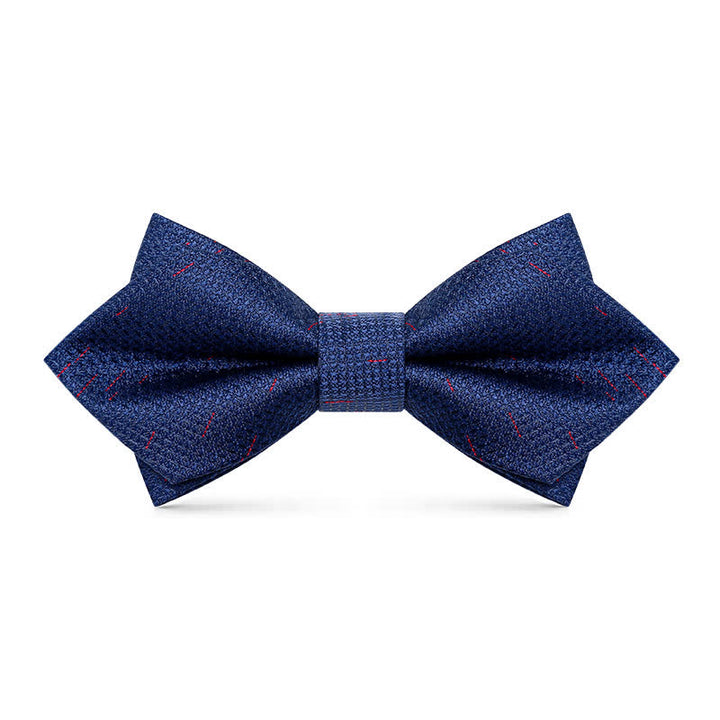 Nœud papillon élégant à carreaux dégradés de couleurs pour hommes