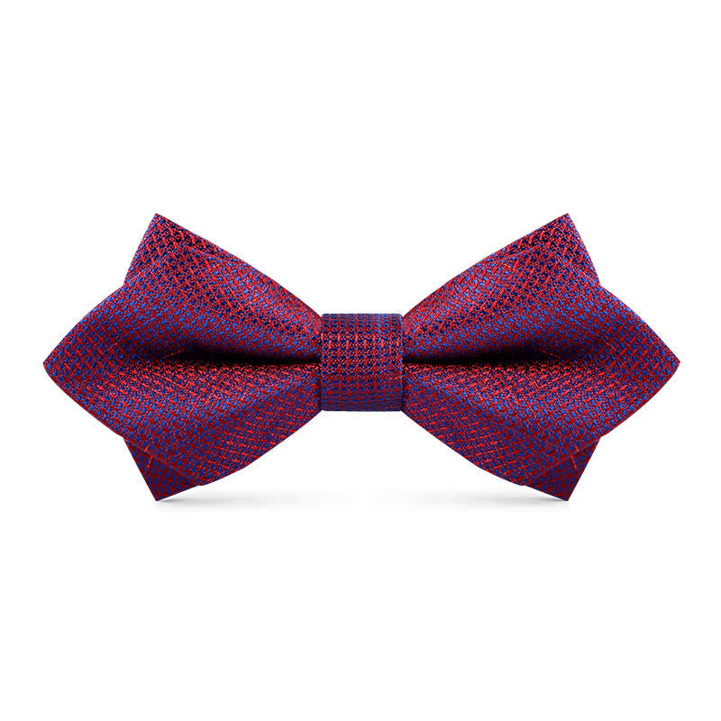 Nœud papillon élégant à carreaux dégradés de couleurs pour hommes