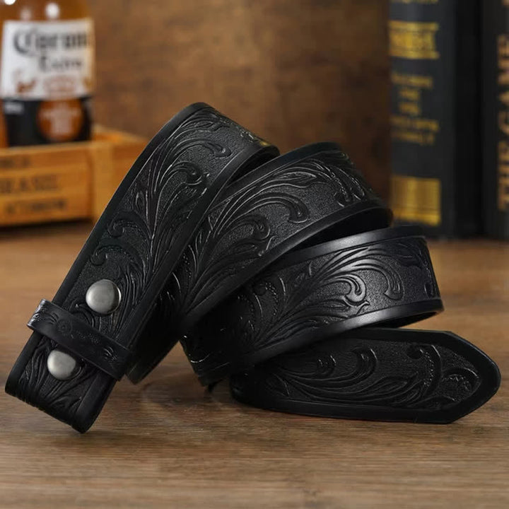 Ceinture en cuir DIY pour homme