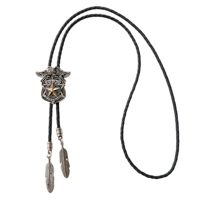 Cravate Bolo Personnalisée Eagle & Star Western