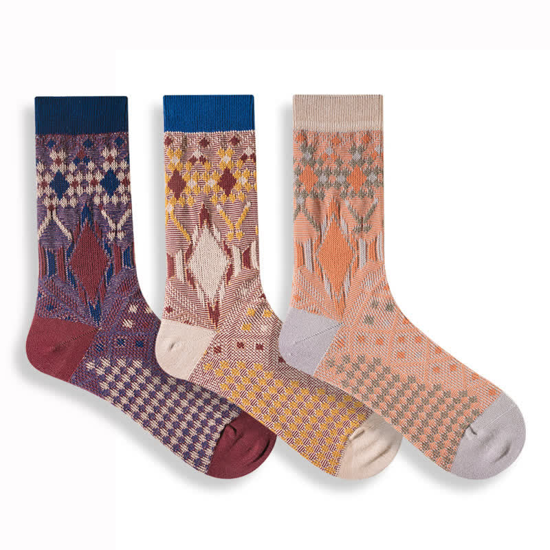 Chaussettes en coton fantaisie uniques pour hommes