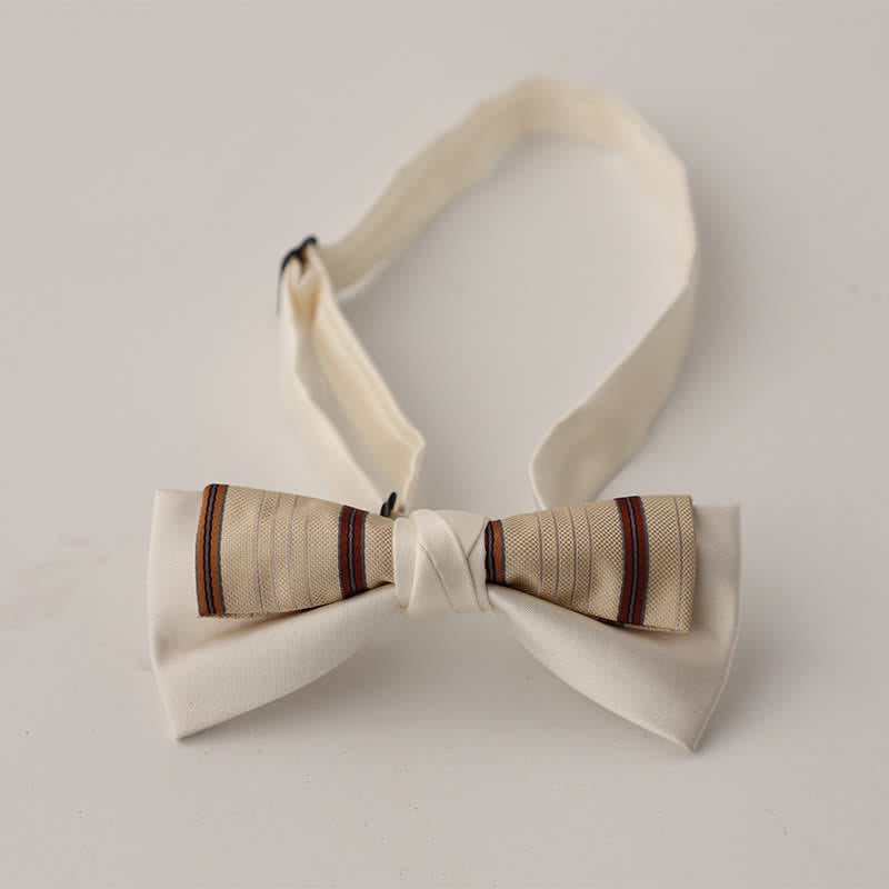 Nœud papillon patchwork floral à deux canapés pour homme