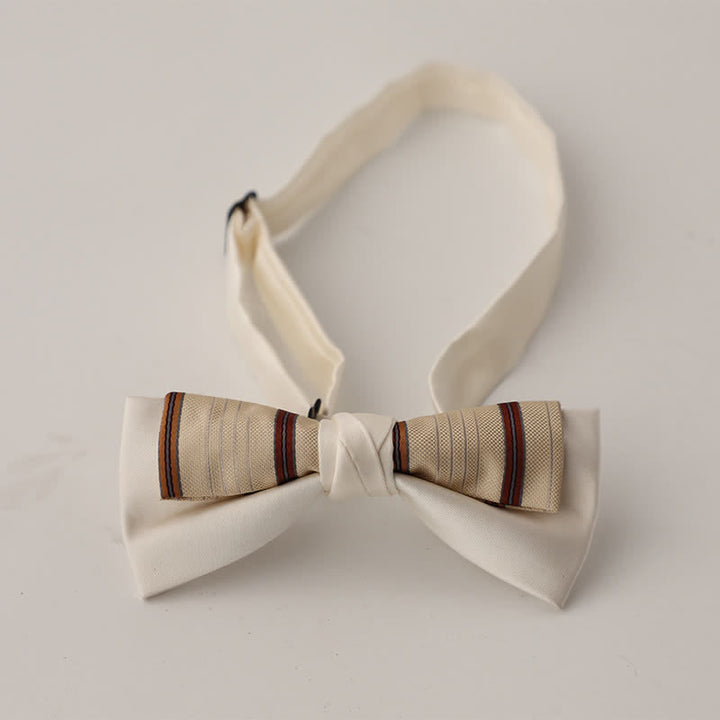 Nœud papillon patchwork floral à deux canapés pour homme