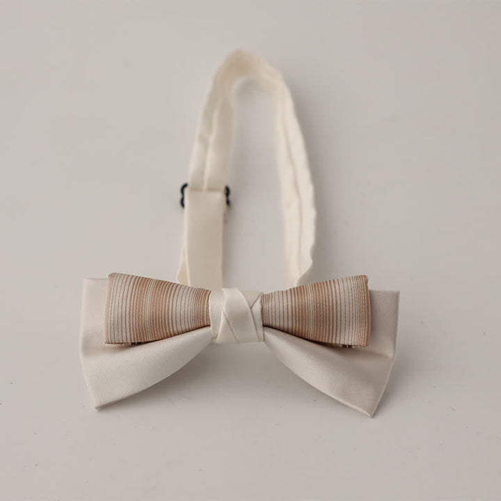 Nœud papillon patchwork floral à deux canapés pour homme