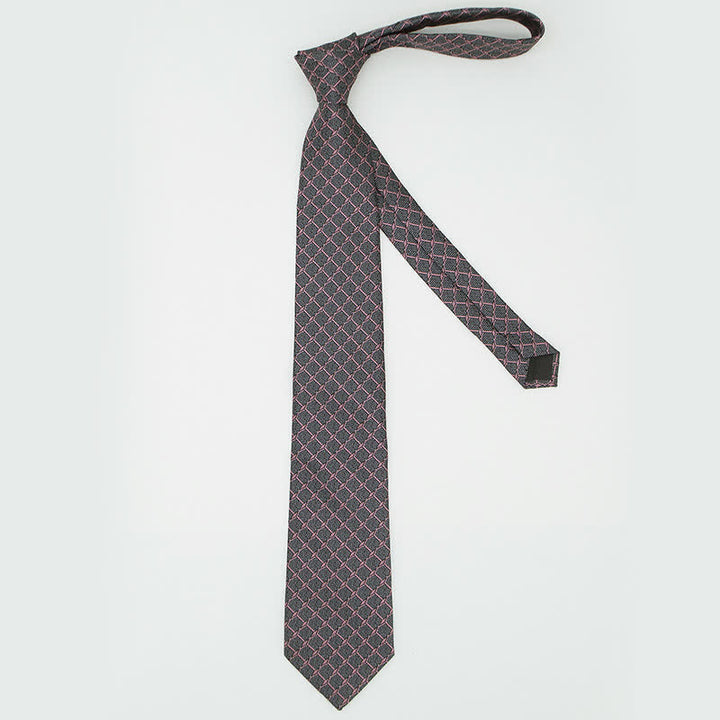 Ensemble de 3 cravates à carreaux pour homme
