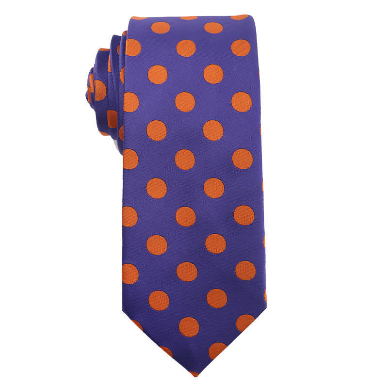 Accessoires de robe de soirée pour hommes de la série rétro violette Cravate