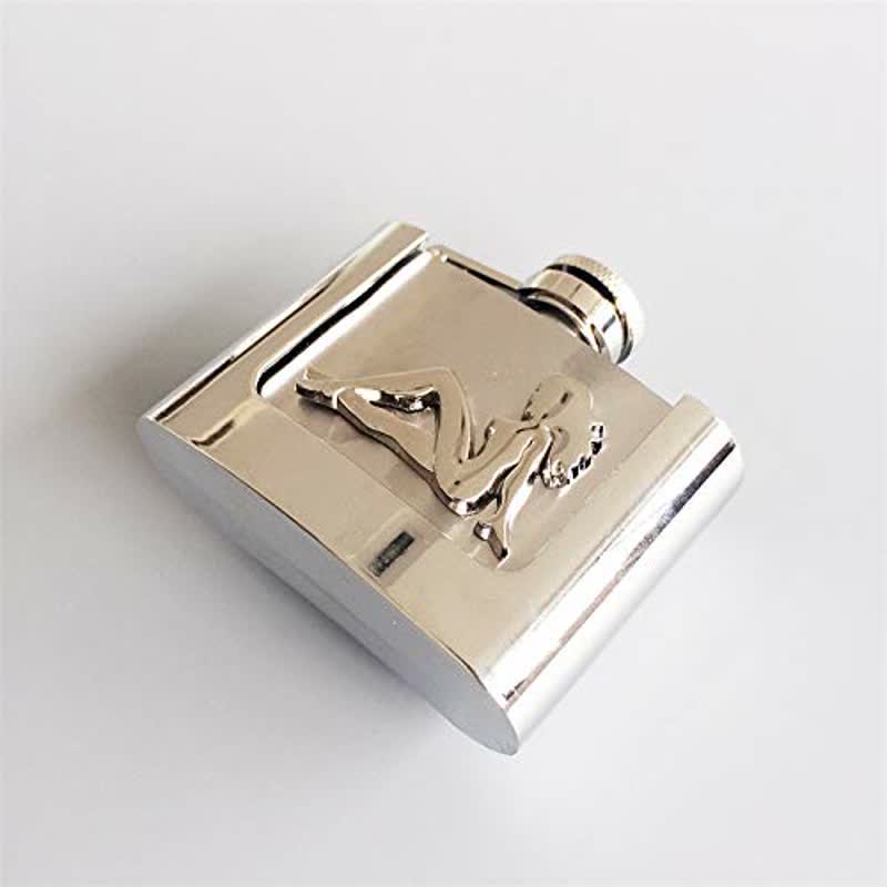 Ceinture en cuir pour homme et femme avec flasque cachée, 2 oz