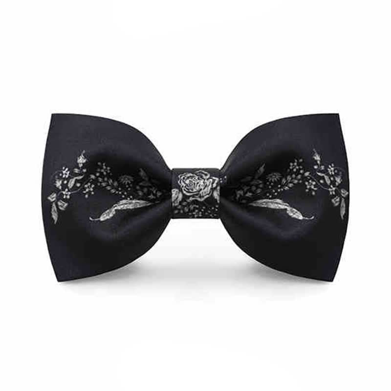 Nœud papillon de mariage élégant à motif floral pour homme
