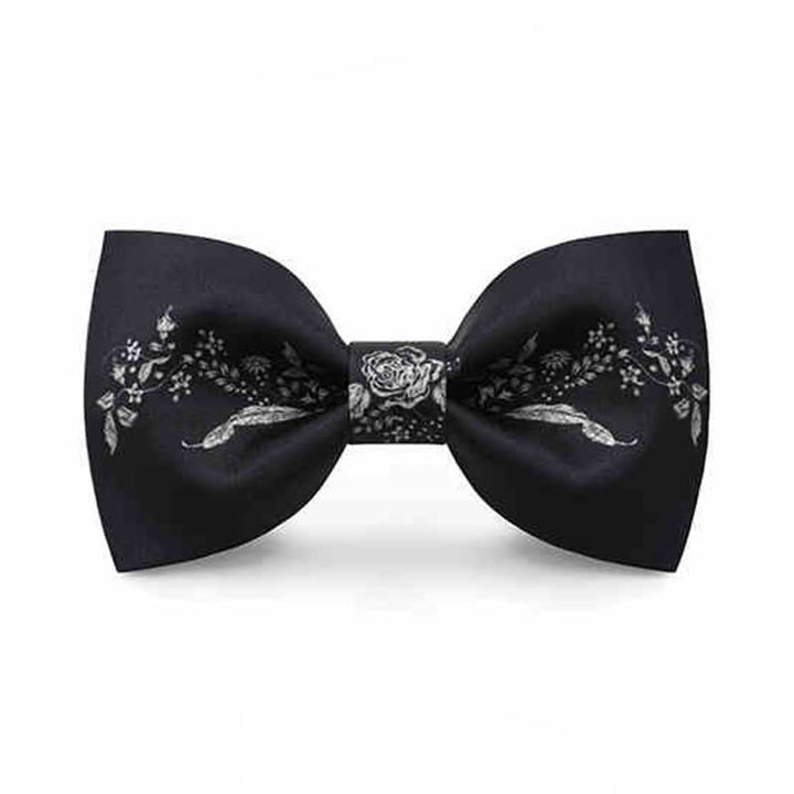 Nœud papillon de mariage élégant à motif floral pour homme