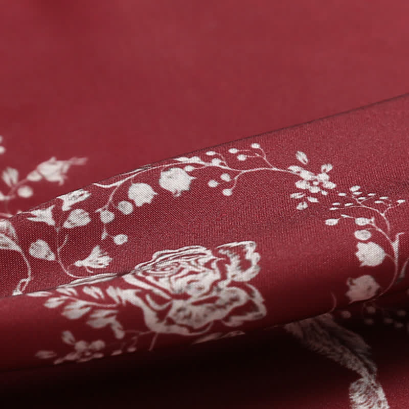 Nœud papillon de mariage élégant à motif floral pour homme