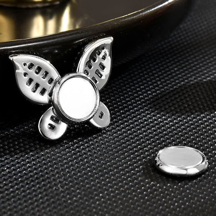 Broche magnétique style papillon rose Sweet Ice pour femme