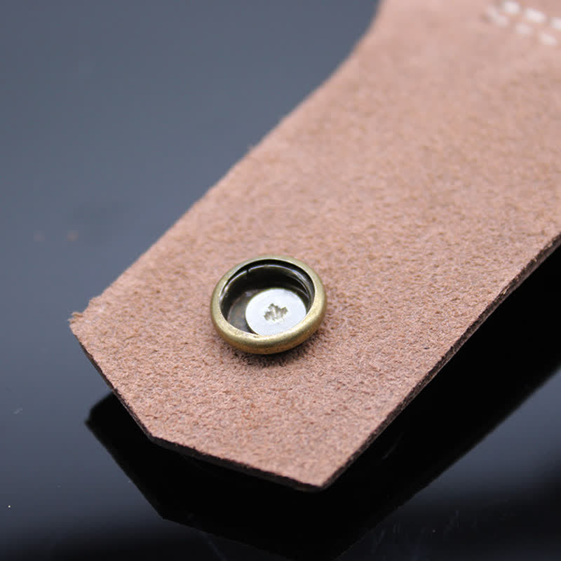 Sac ceinture en cuir avec porte-briquet turquoise indien